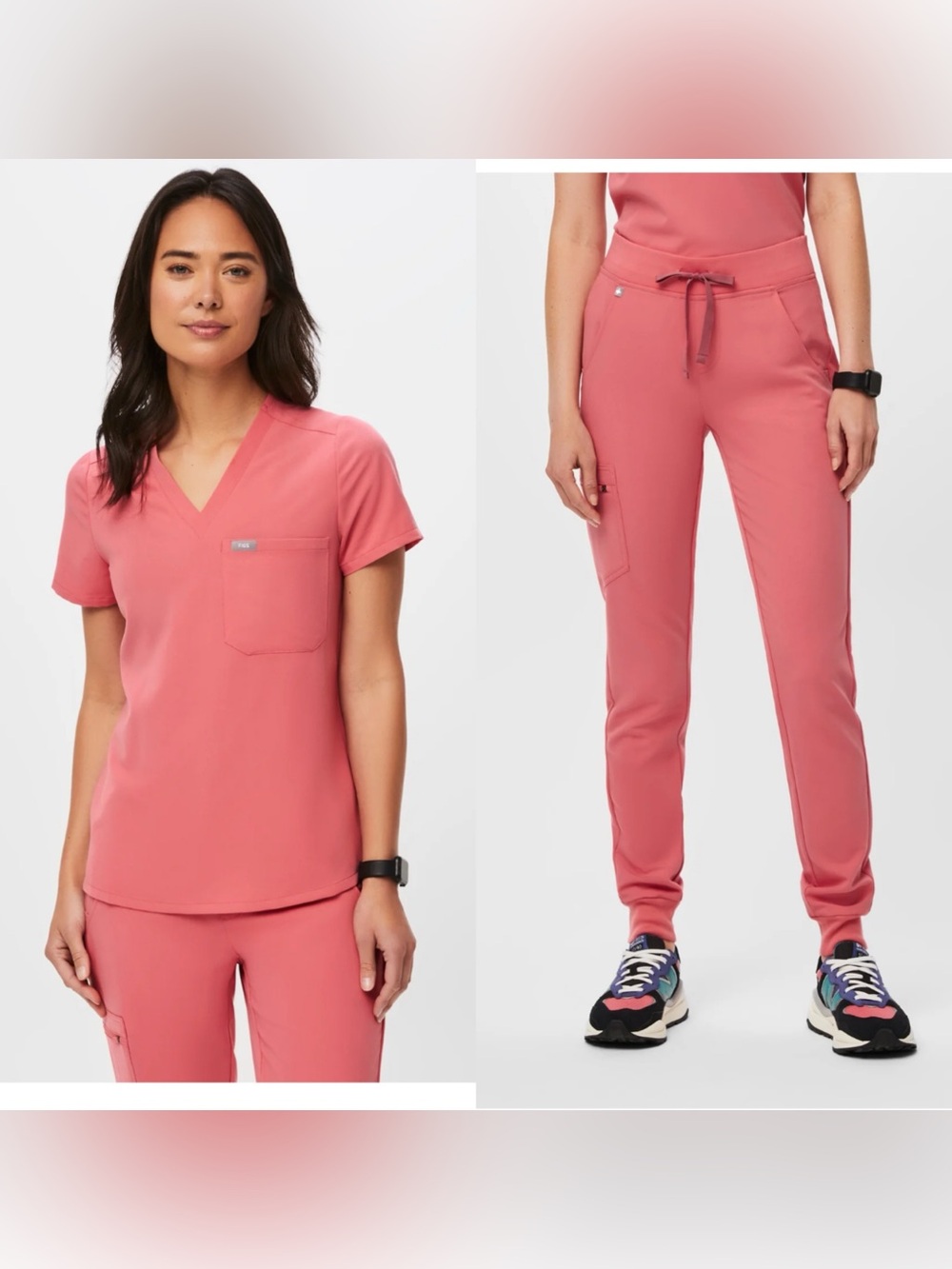 FIGS Desert Rose Scrub Set L/LT